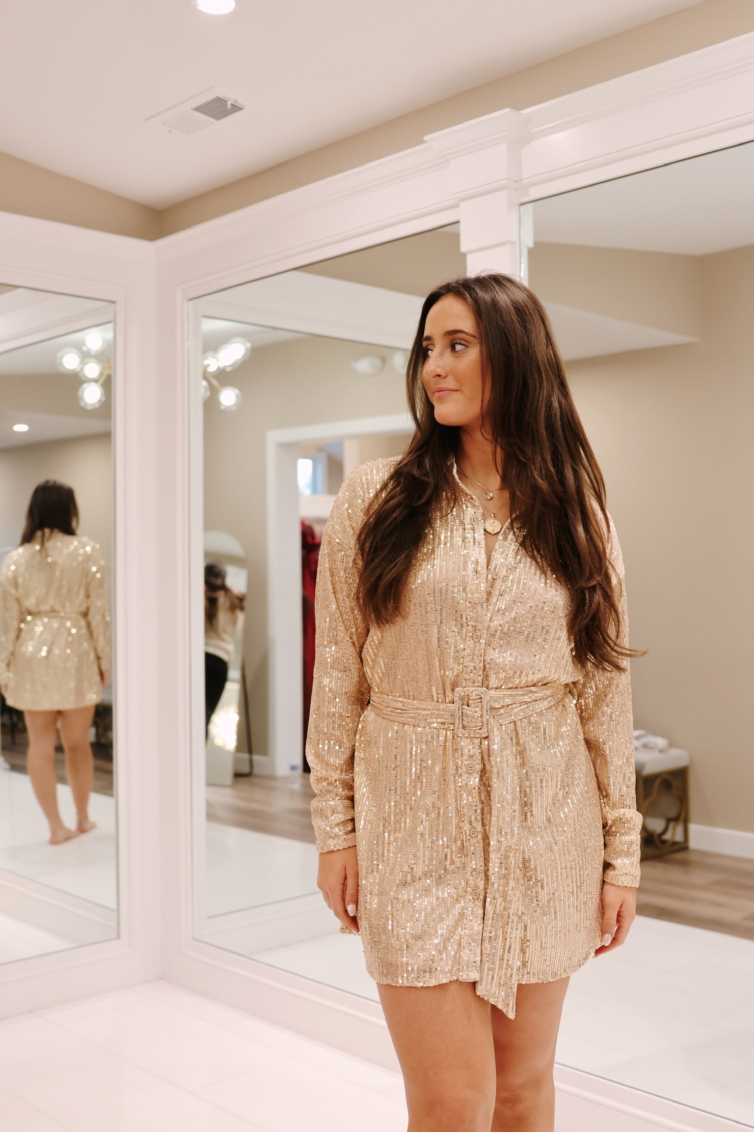 Party Started Mini Gold Sequin S Party Started Mini Gold Sequin S