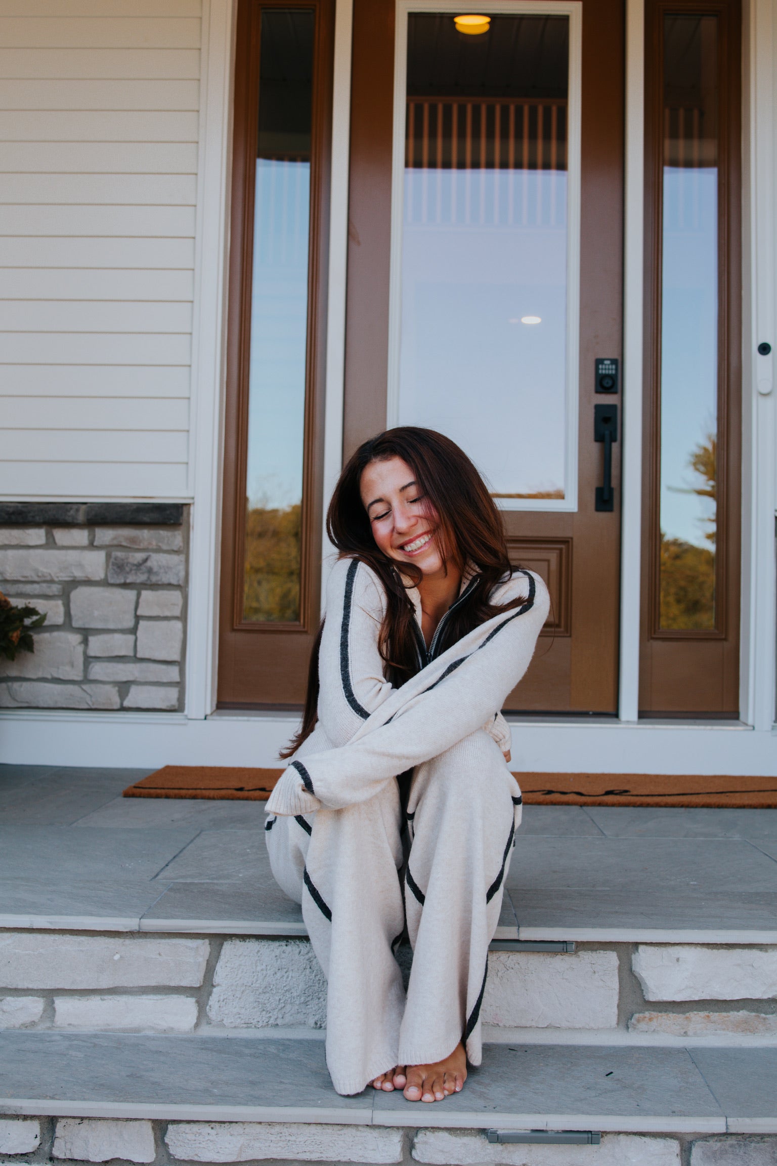 Sunday Chic Sweater Pants Vintage Havana