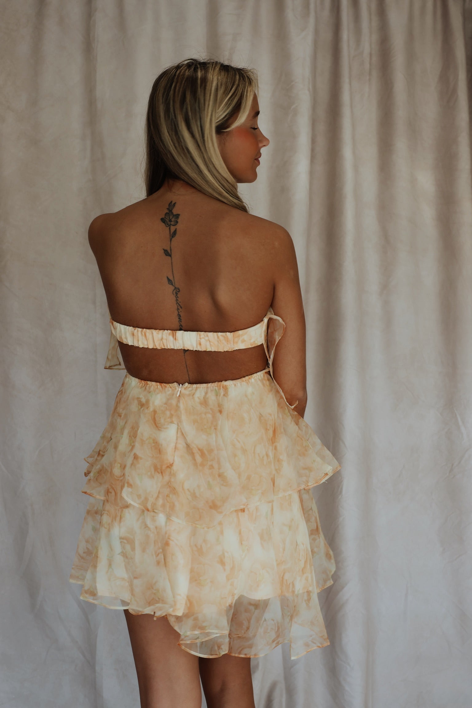 brunch mini dress Sassy Shortcake Blush for Lime Lush Applique Ruched Sleeveless Poplin One