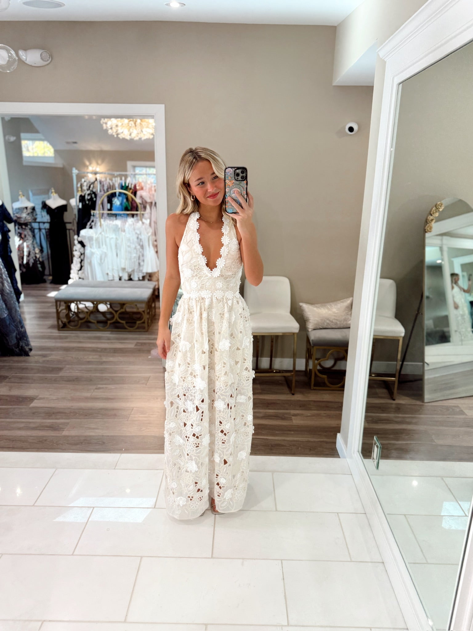 Sienna Gown in Ivory Cream by Elliatt