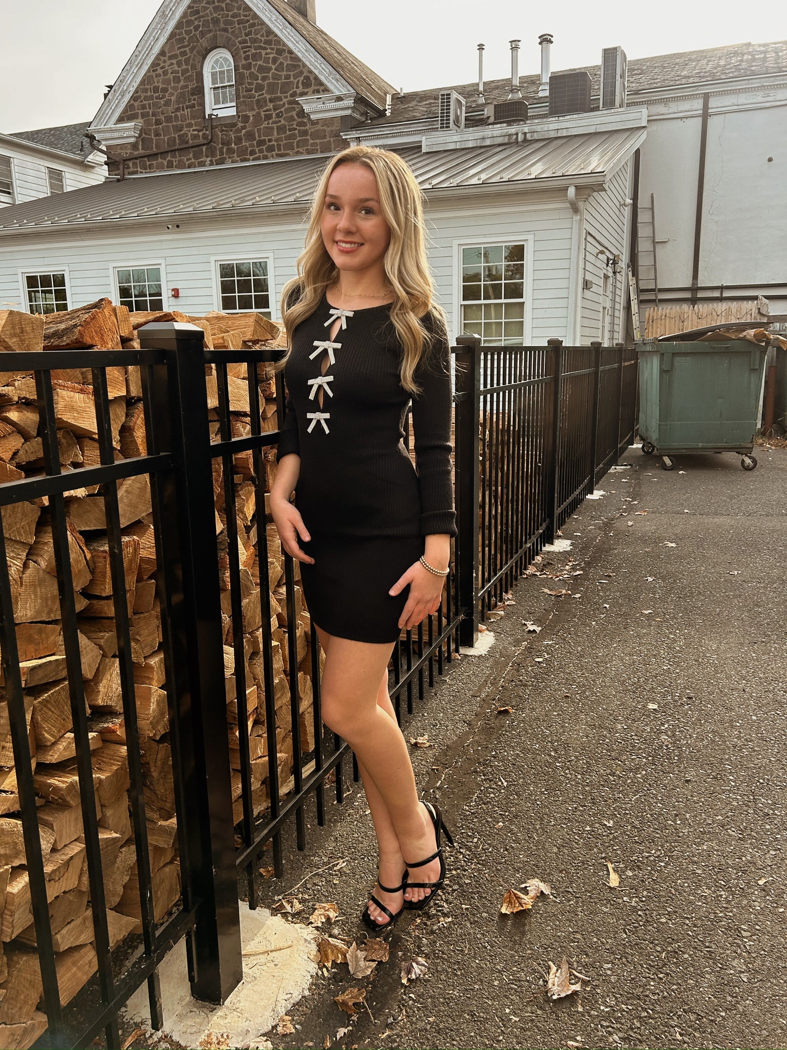 Ritzy Girl Mini Dress Black M Ritzy Girl Mini Dress Black M