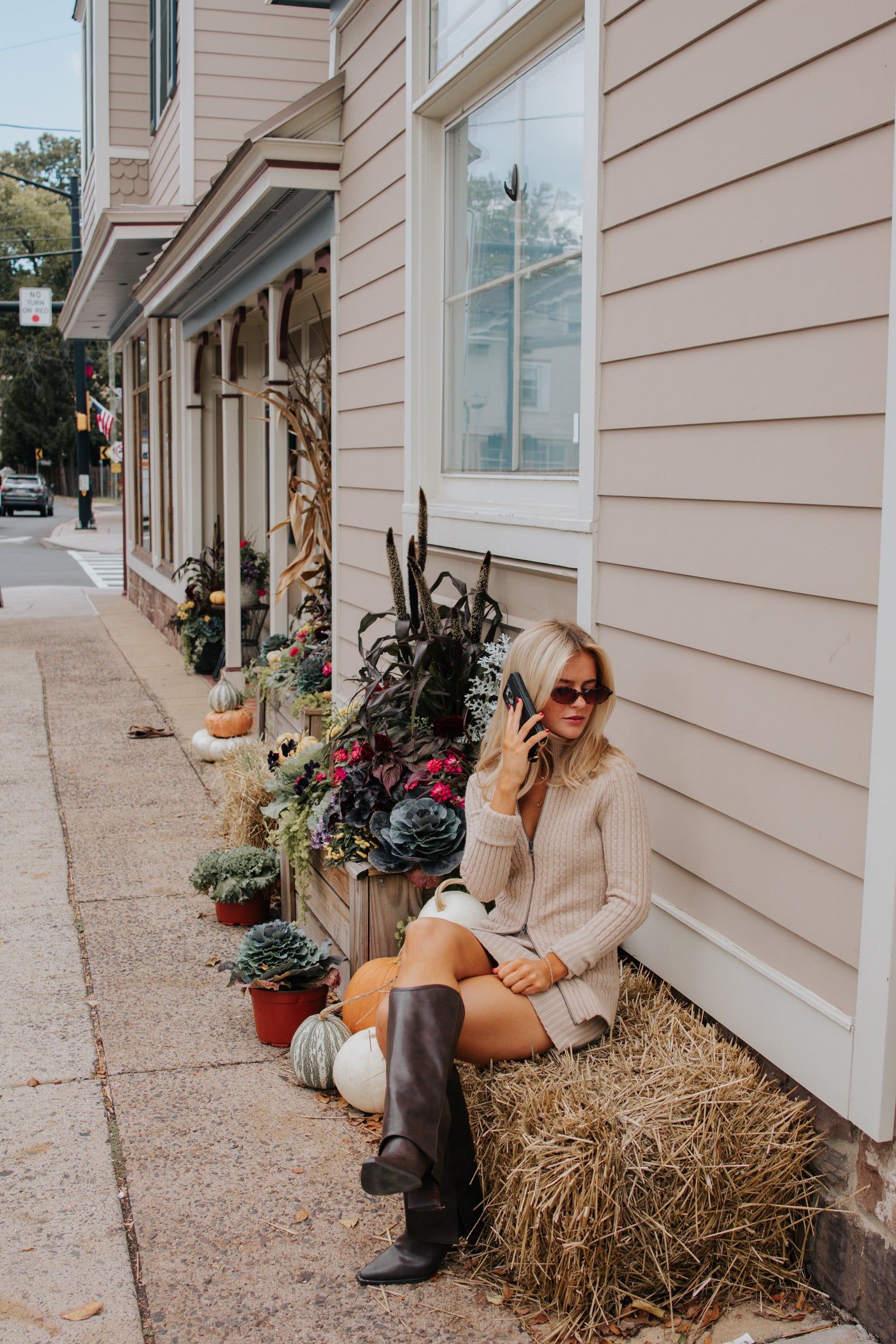 Eliza Mini Skirt Sweater Set