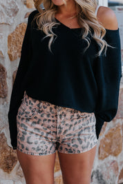 See Me V-Neck Knit Pullover | Black | Free People