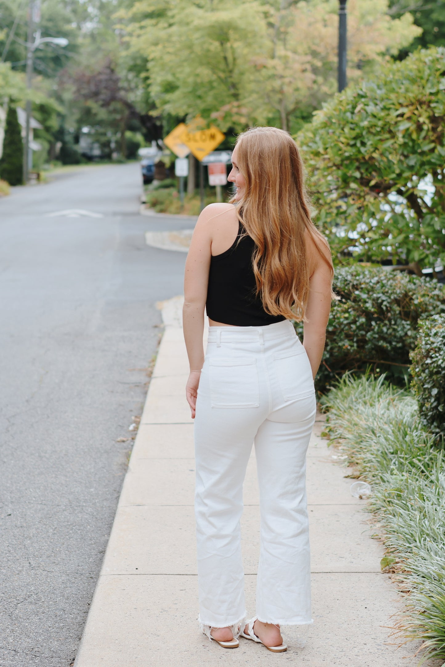 Cut to the Chase Pants White