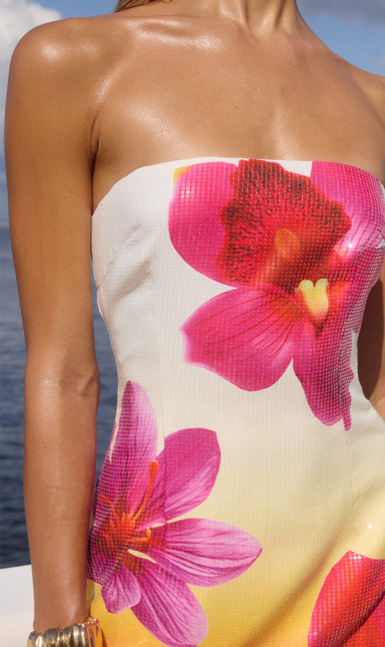 Ibiza Mini Dress - Tropical Ombré
