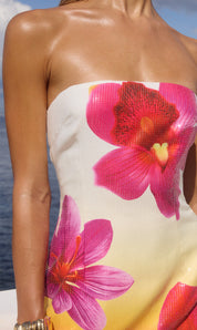 Ibiza Mini Dress - Tropical Ombré