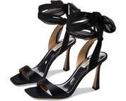 Primrose Gauze Wrap Heel Black