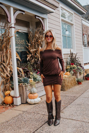 Burgos Dress | Espresso | NIA
