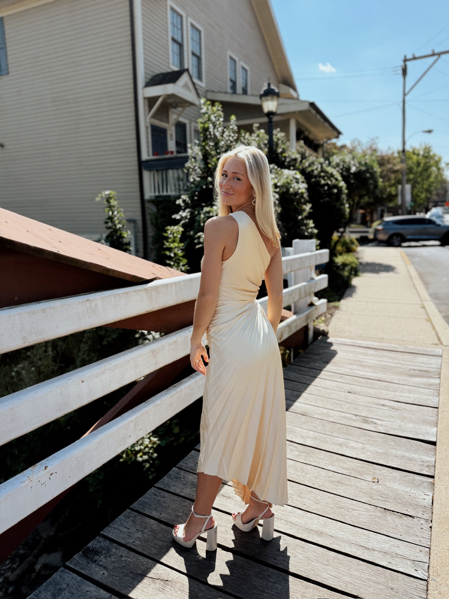 Limone One Shoulder Maxi