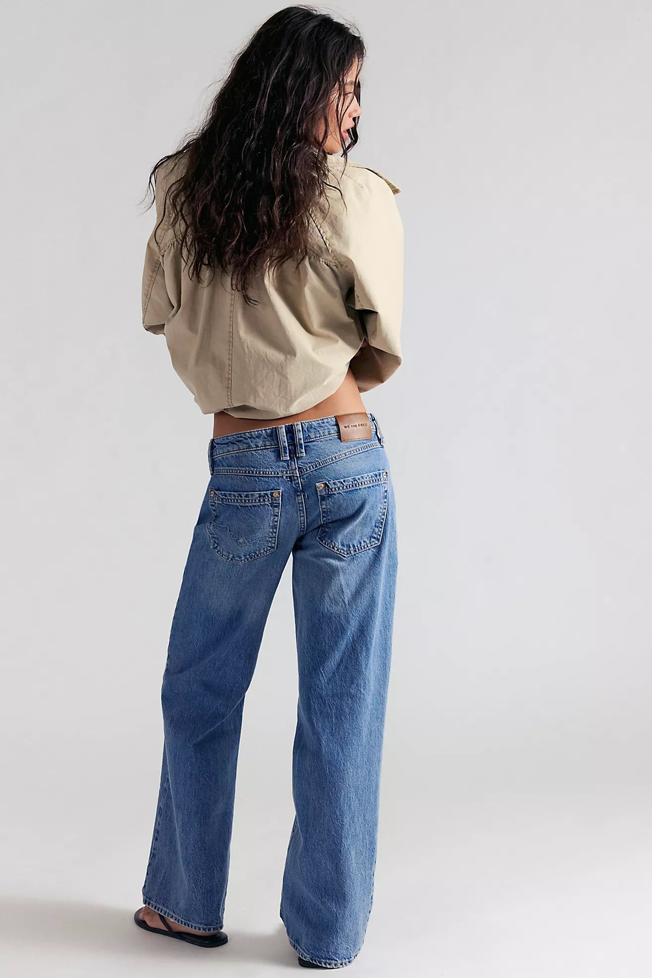 We The Free Tennessee Low-Rise Boyfriend Jeans in Cowboy Romance