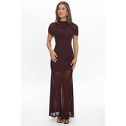 Maven Mesh Midi Maroon