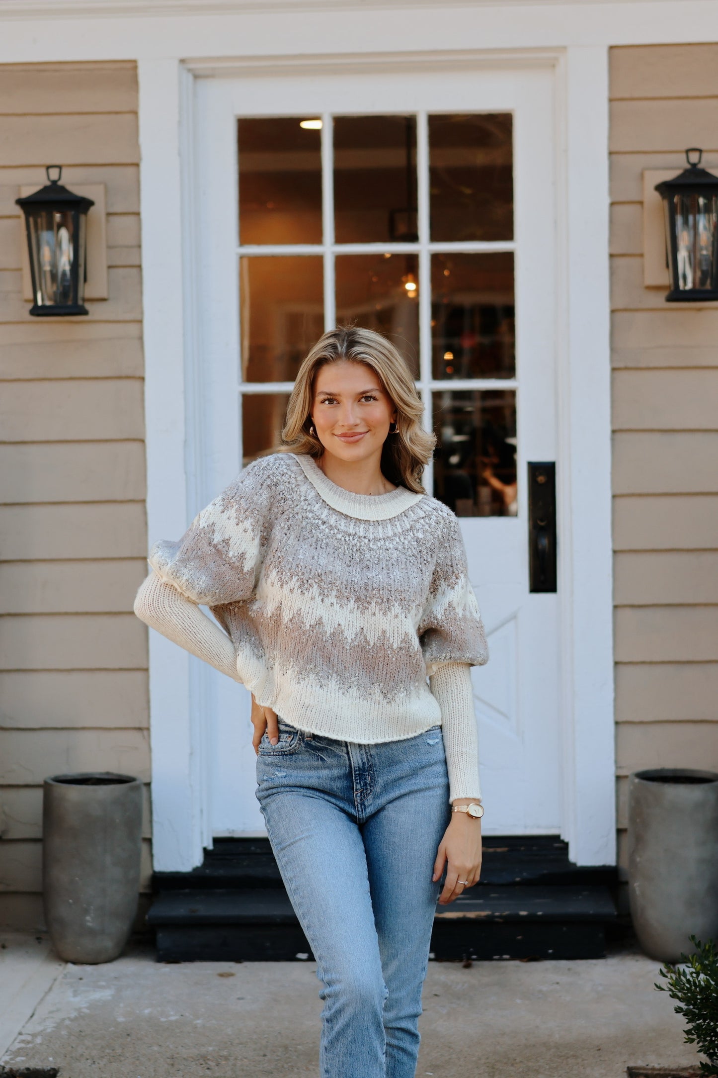 Home For the Holidays Cream Combo Free People
