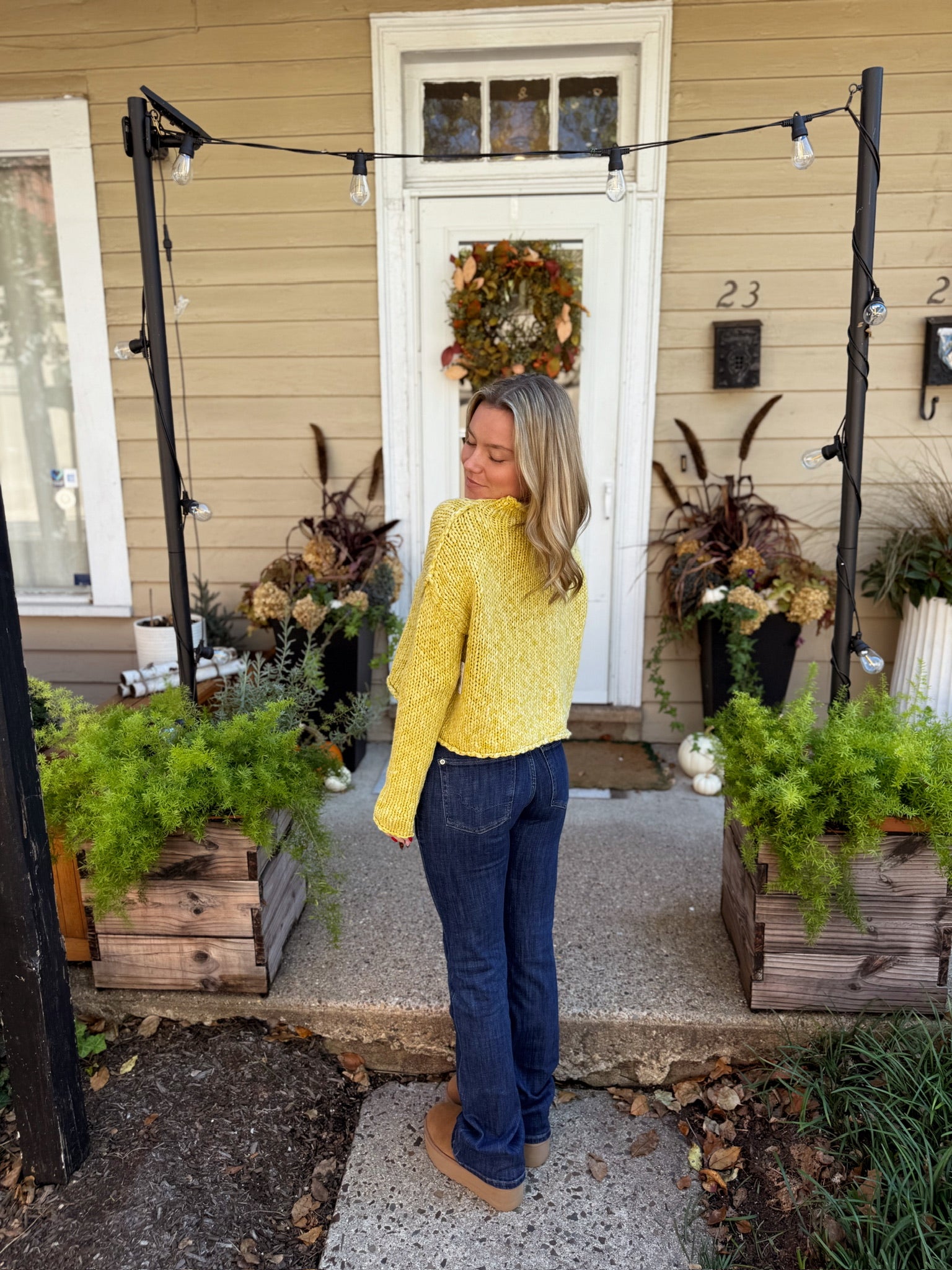 Opal Rollneck Sweater Mango Mint Fp
