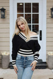 Jen Sweater Black Multi