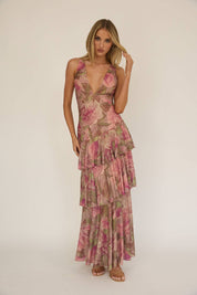 Maine Maxi Brown Floral