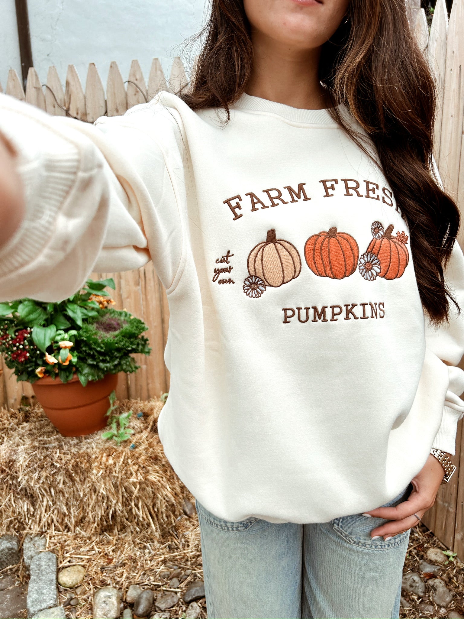 Farm Fresh Pumpkins Sweatshirt