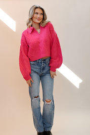 Cay Sweater Fuschia