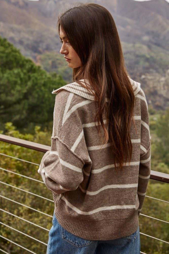 Mountain Sound Sweater Mocha Oatmeal