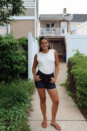 We The Free Tippi Denim Shorts Black