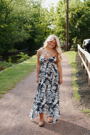 Jackie Dress Blk/Wht
