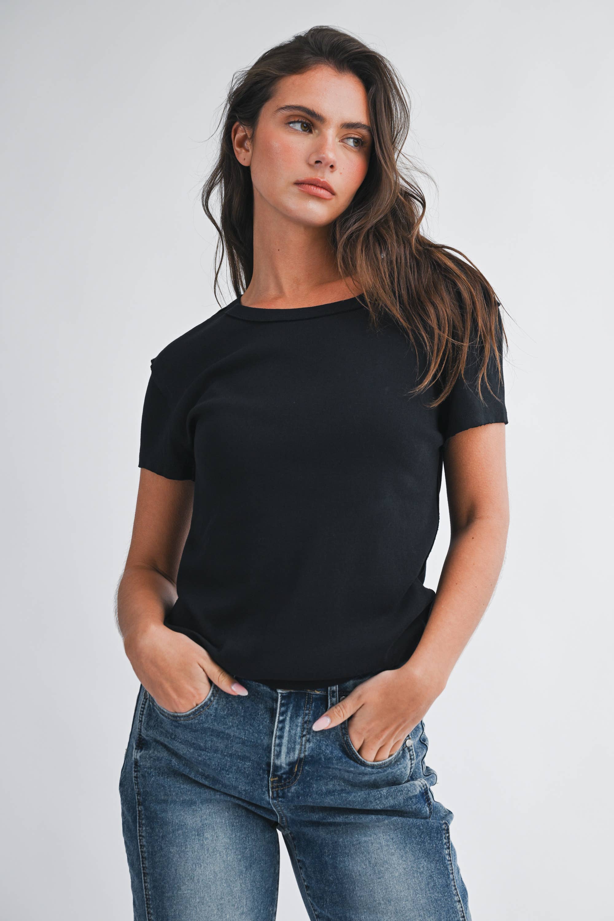 Everyday Oversized Tee Black
