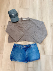 Heartland Cotton Pullover | Petrified Wood | Free People