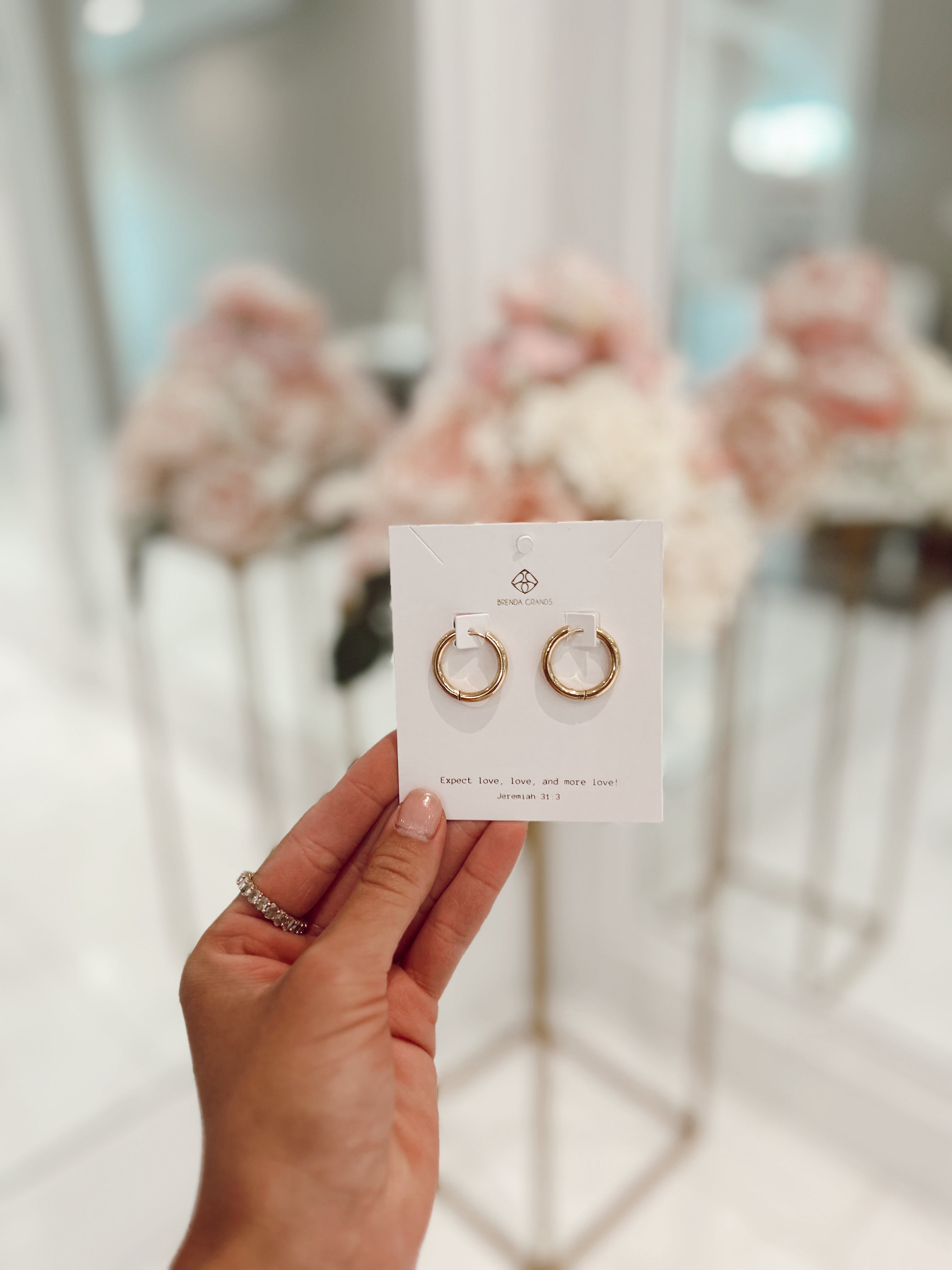 Thin Gold Hoops