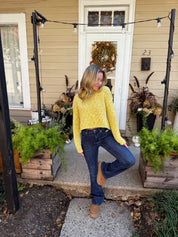Opal Rollneck Sweater Mango Mint Fp
