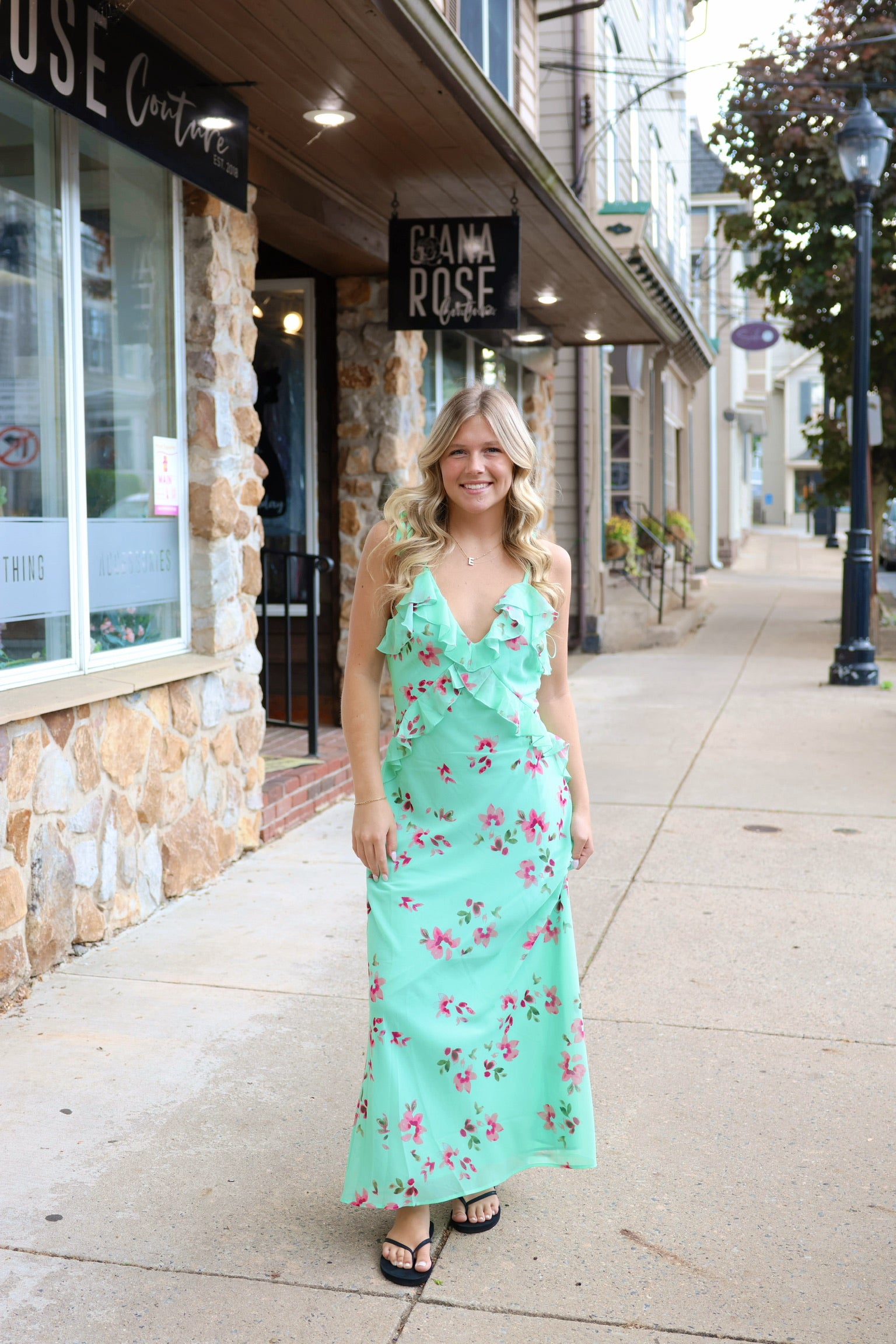 adalina maxi dress Adalina Printed Maxi Dress