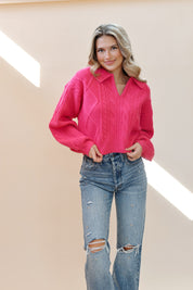 Cay Sweater Fuschia