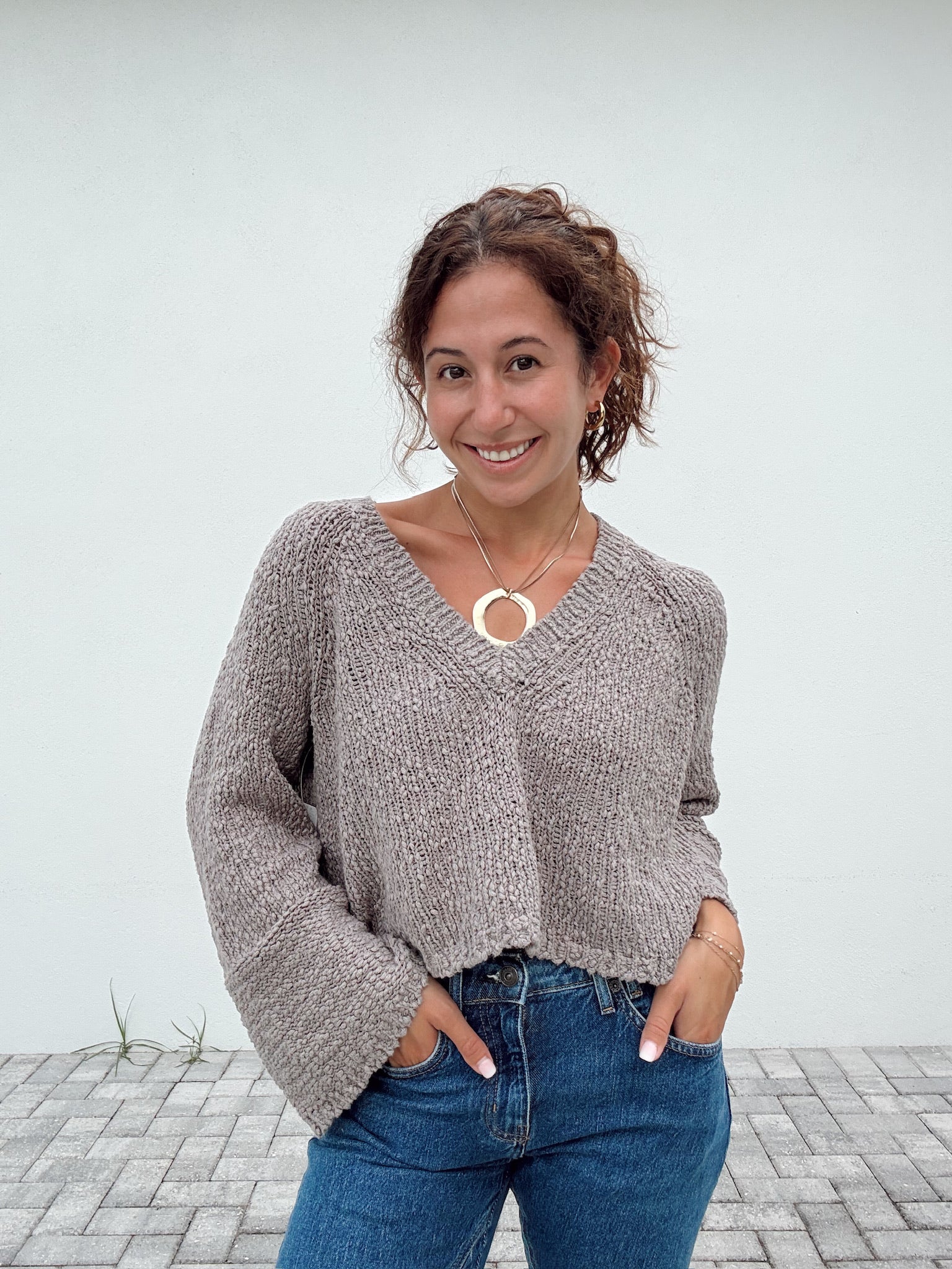 Heartland Cotton Pullover | Petrified Wood | Free People