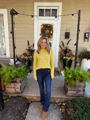 Opal Rollneck Sweater Mango Mint Fp