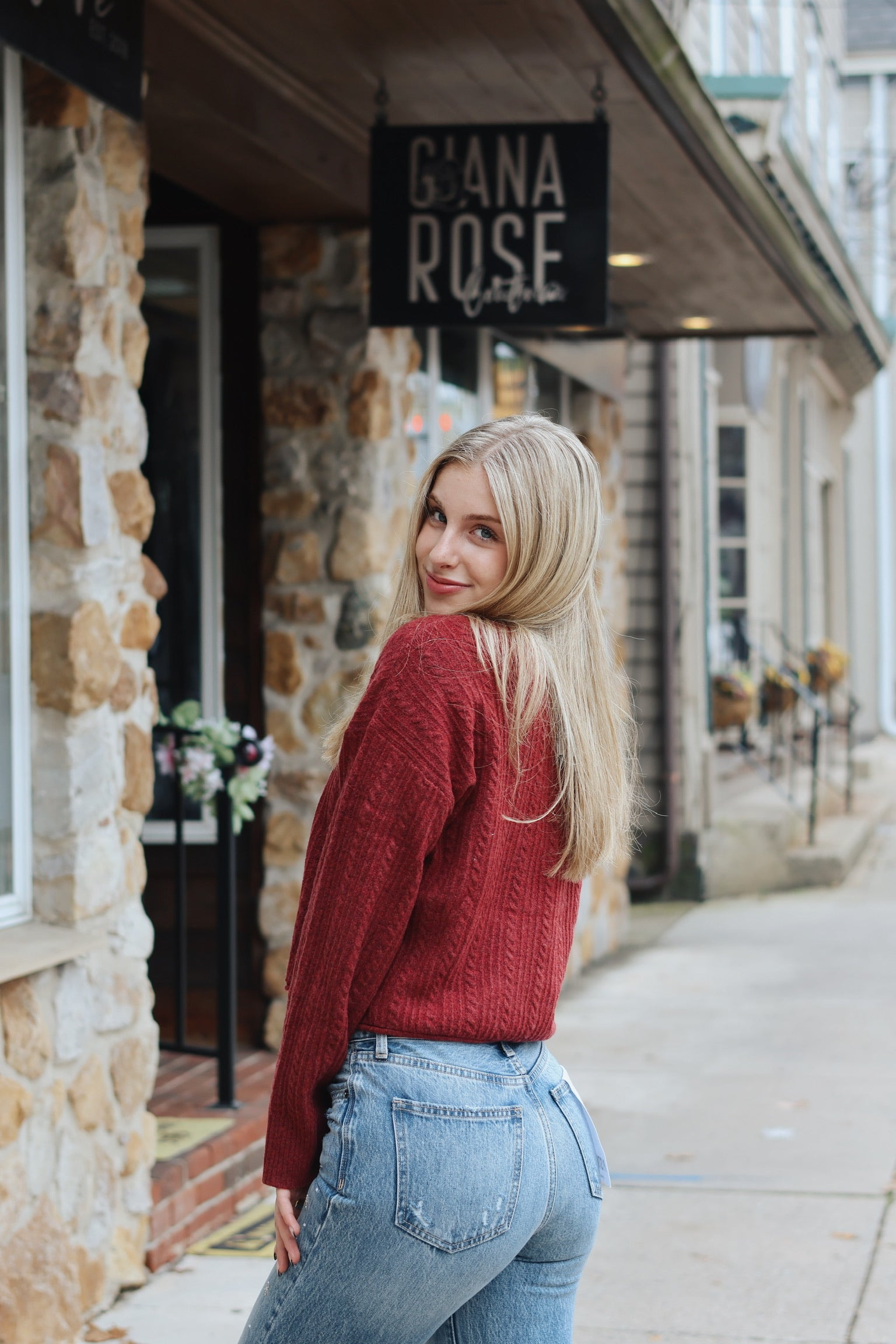 Lodge Sweater Burgundy