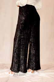 Star Sign Velvet Pant Black