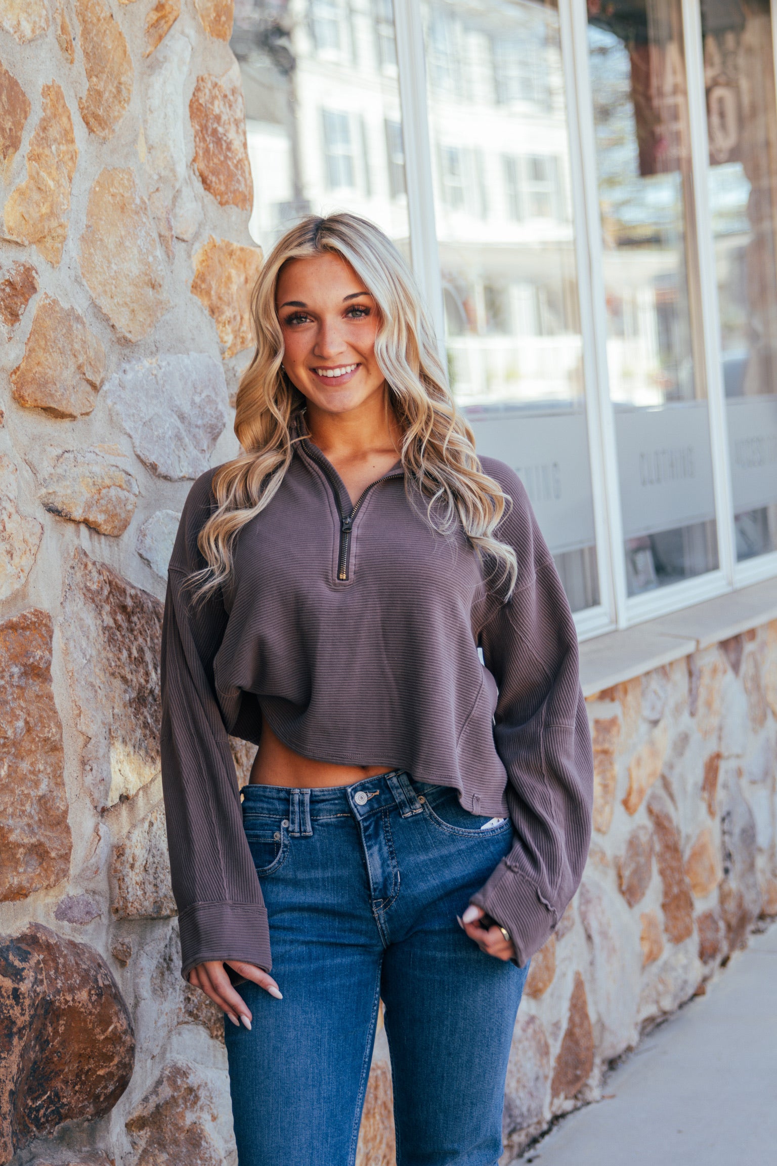 We The Free Celeste Quarter Zip | Mochachinno