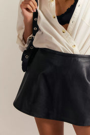 Paradise Found Vegan Skort Black