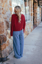 Heartland Cotton Pullover | Richest Red | Free People