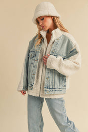 Aspen Denim Sherpa Jacket