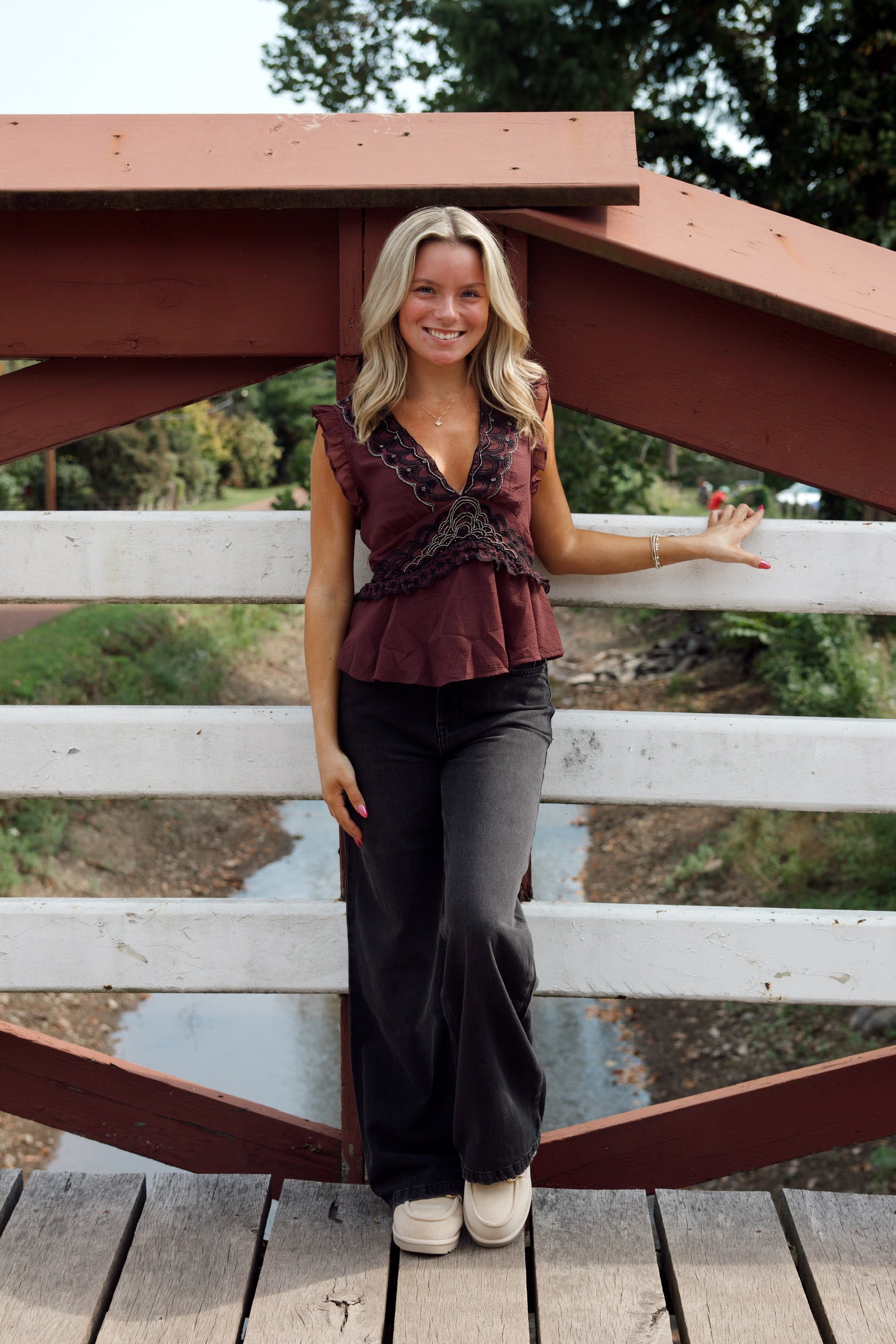 Dream On Beaded Tank Chocolate Combo FP