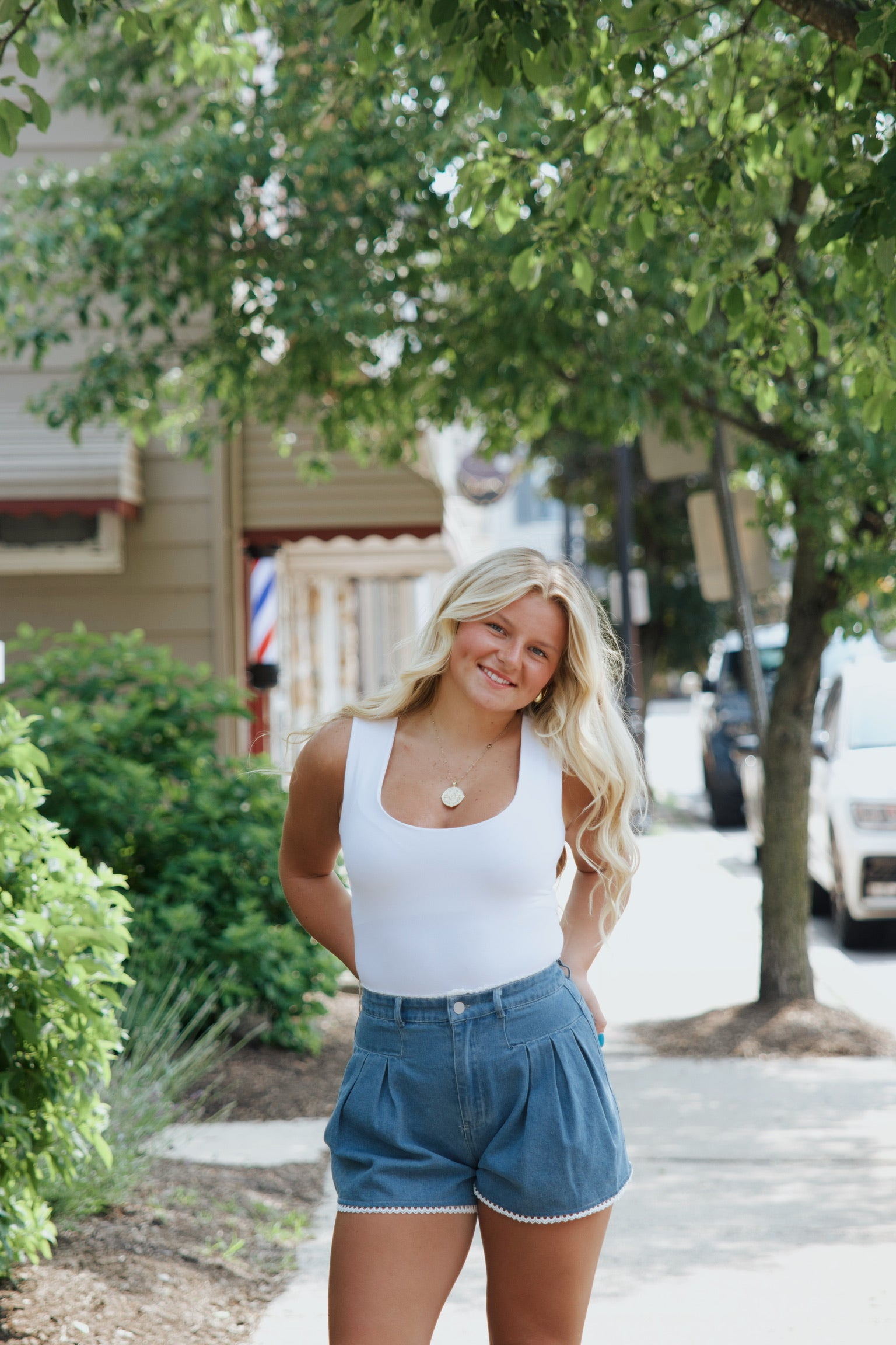 Lighthouse Denim Shorts
