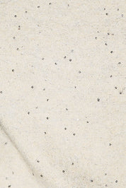 One Shoulder Sequin & Metallic Sweater