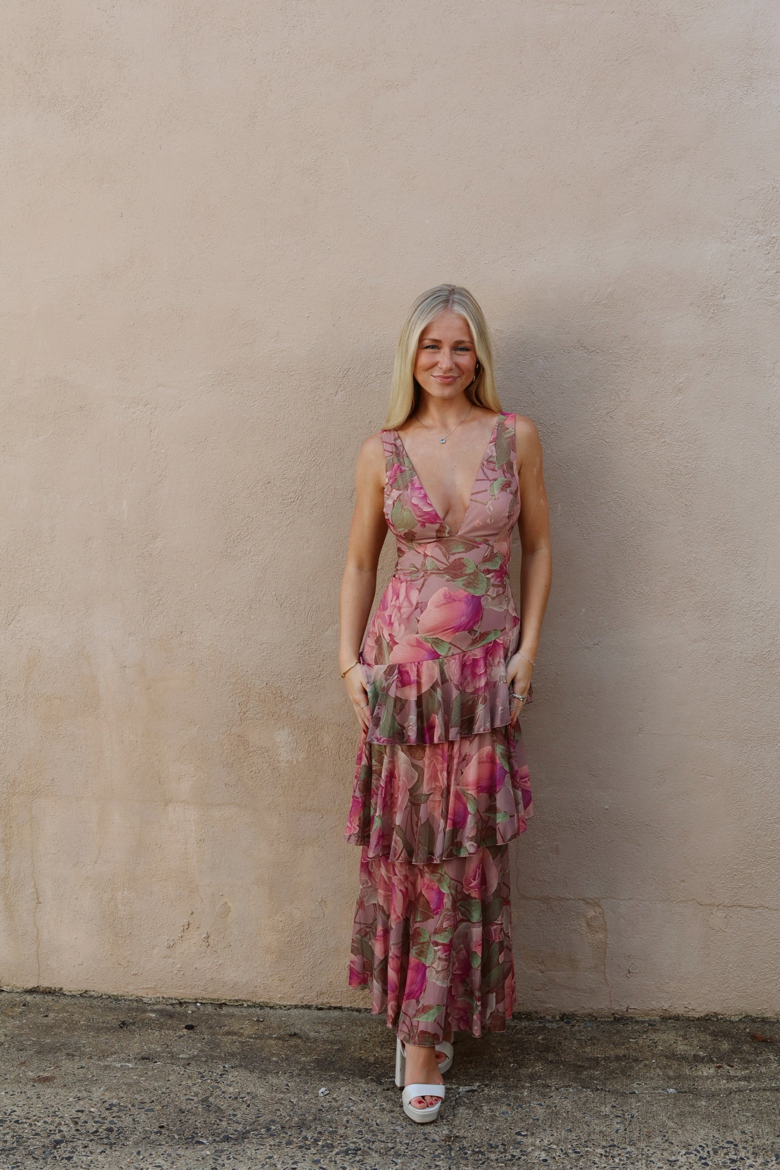 Maine Maxi Brown Floral