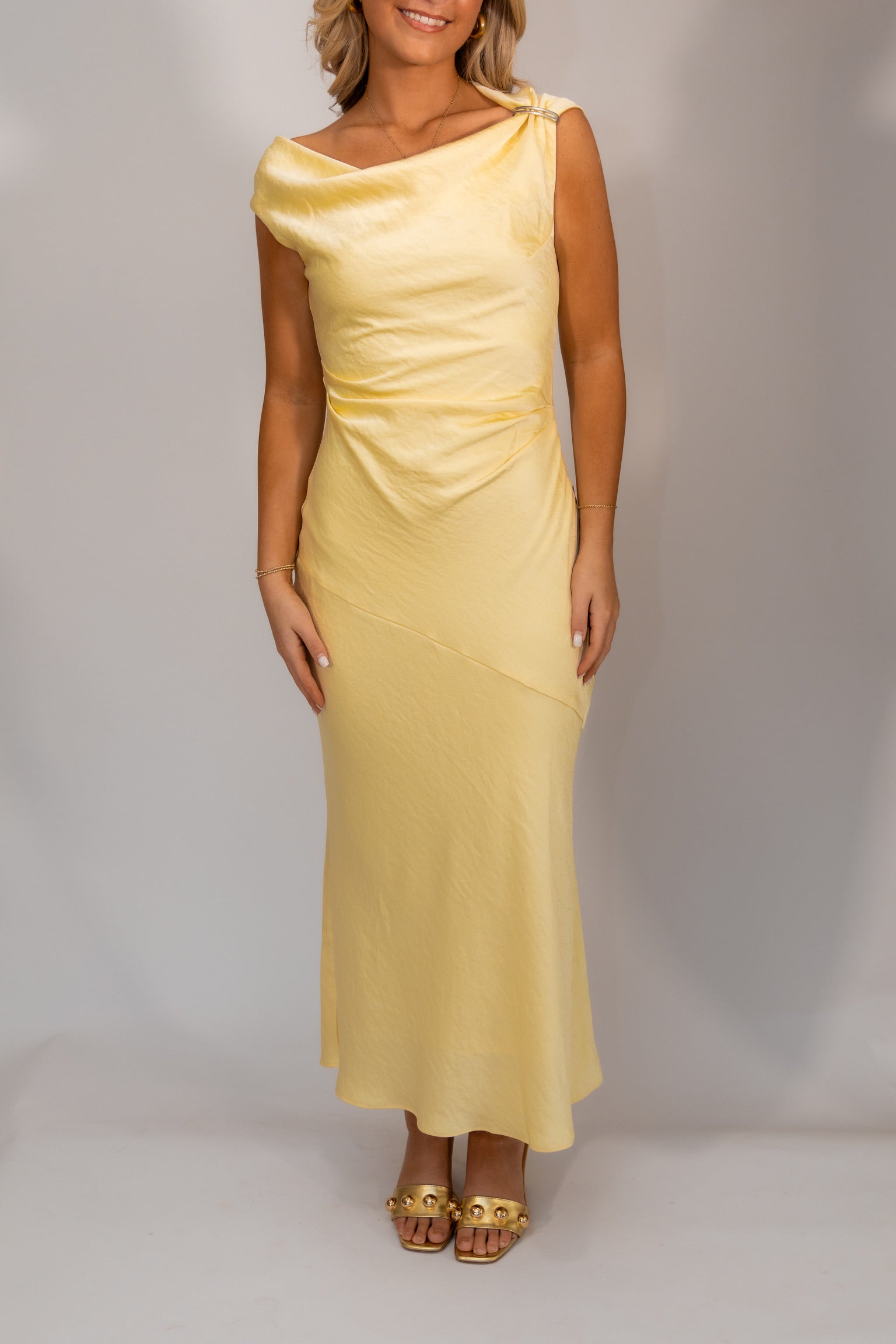 Hiedra Dress Butter | NIA