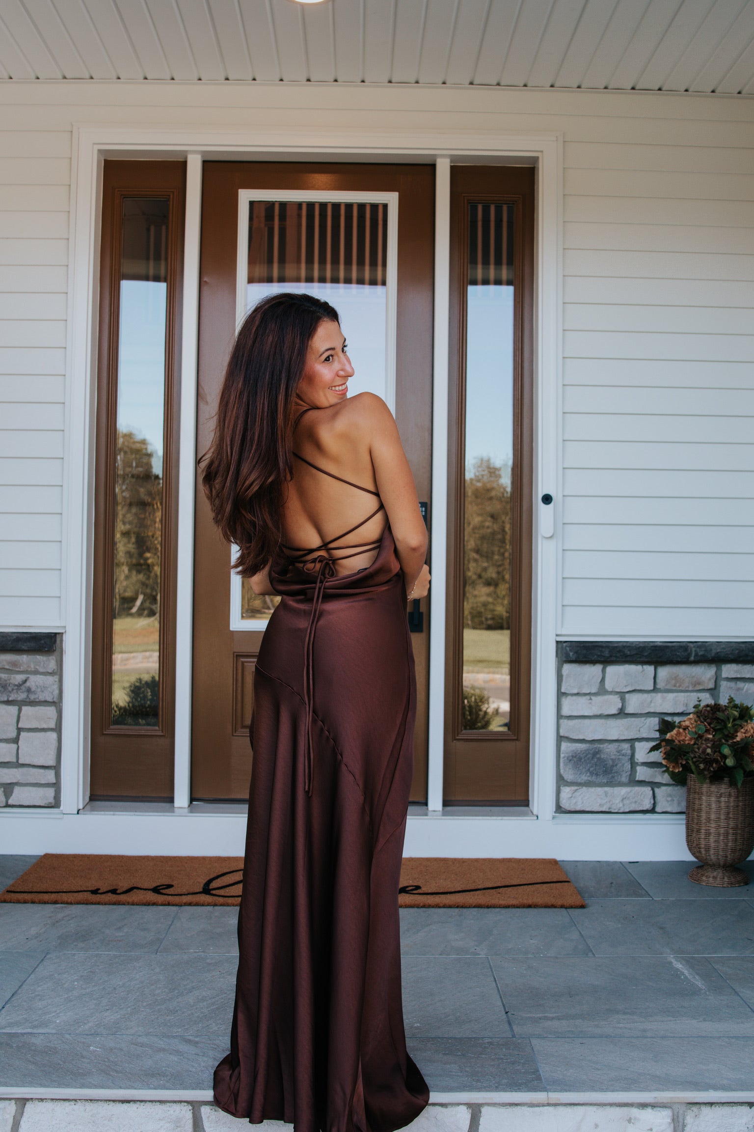 Reese Maxi Dress in Chocolate | Lulus