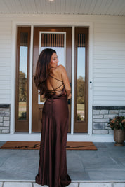 Reese Maxi Dress in Chocolate | Lulus