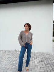 Heartland Cotton Pullover | Petrified Wood | Free People