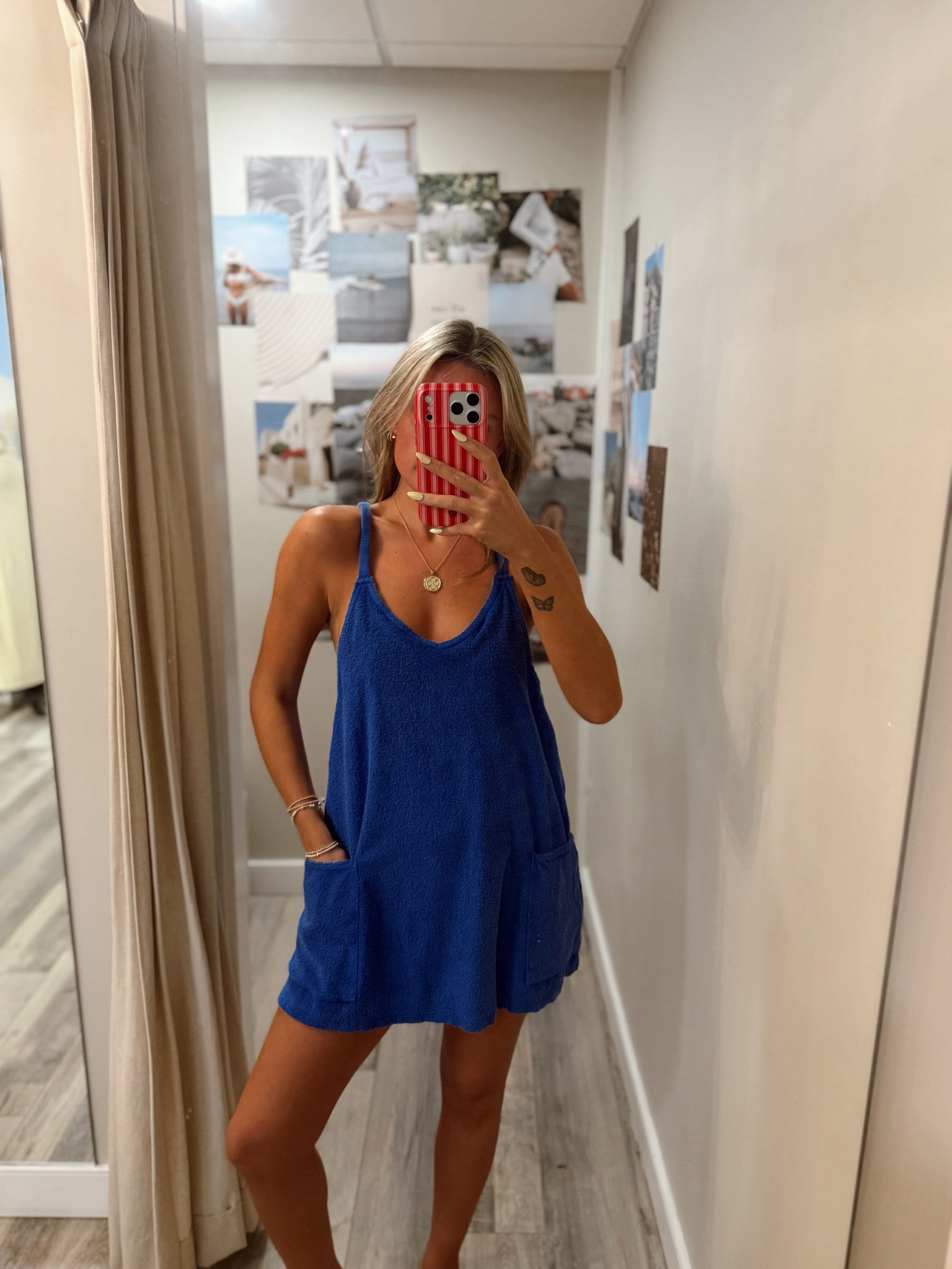 Hot Shot Mini Towel | Electric Blue | Free People