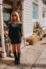 Fairleigh Sweater Dress in Charcoal by NIA