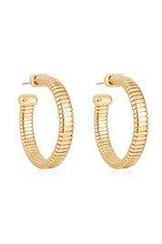 Your Essential Flex 18k Gold Plated Hoops: Silver / One Size