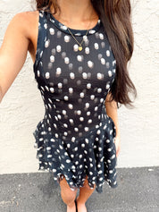 Raven Printed Mini Dress Night Combo FB